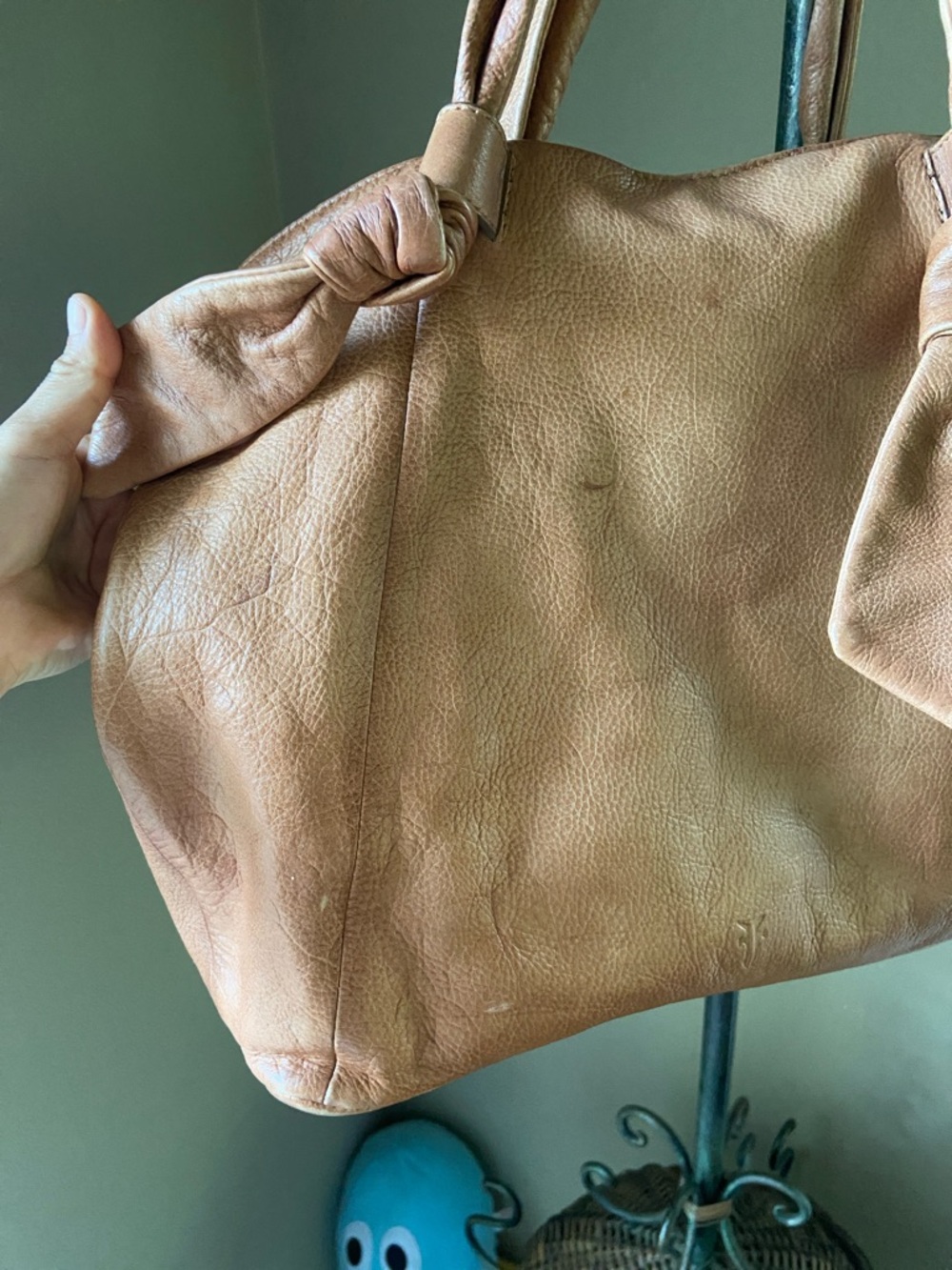 Frye Nora Knotted Tote O/S light brown - Picture 5 of 13